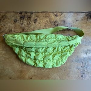 COS Lime Green Quilted Belt Bag/ Fanny Pack